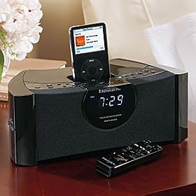SmartSet Clock Radio for iPod by Brookstone