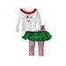 Bebone Baby Girls Santa Claus Cotton Outfits