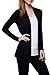 Apparel Sense A.S Womens Rayon Jersey Draped Open Front Cardigan Sweater
