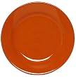 Terracotta Glazed Pottery Brown Red Clay Dinner Plate 11"D Set / 2