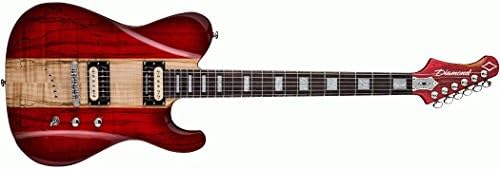 DBZ Diamond MAVSM14-SNA Maveric SM Trans Ruby Spalted Maple Top Seymour Duncan Pickups