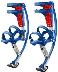 Speaking Life Tramp-it Jump Shoes,jumping Shoes,jumping Stilts (blue, 20-40kg)