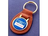 Ford Trucks Brown Leather Keychain