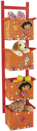Dora The Explorer Wall Mounted Fabric Storage Untt