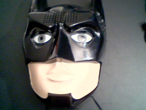  1995 Micro Games Of America DC Comics Batman Mask Cassette Tape Player & Cassette Tape Recorder w/ Wired Recording Microphone