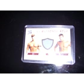 WWE Topps Heritage relic event used mat card John Cena vs. Ted Dibiase