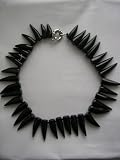 Handmade Black Agate Necklace
