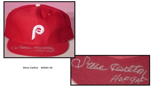 Steve Carlton Autographed/Hand Signed Baseball Hat