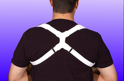 Posture Aid / Clavicle Splint / Upper Back Support / Posture Support, Medium 31-50