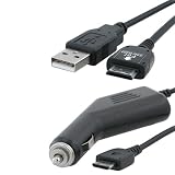 FOR USB CABLE+CAR CHARGER SAMSUNG SGH-A837 RUGBY