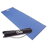 66Fit Yoga Mat Plus With Bag - Blue, 183 x 61 x 0.6 cm