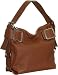 Brown Large Top Buckle Tote
