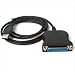 PlusKom (2mtr Cable) Usb A Male to 25 Pin Female Adaptor Cable