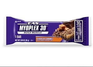 EAS Myoplex 30 Chocolate Bar, Caramel (Pack of 6)