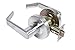 Legend 809076 Grade 2 Commercial Duty Passage Hall and Closet Leverset Lockset, US26D Satin Chrome Finish