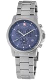Swiss Military Hanowa Men's 06-5010-04-003 Swiss Recruit Chronograph Blue Dial Watch