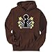 Hoodie Mens Brown  Willemstad city girl  Capitals