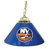 NHL New York Islanders 14-Inch Single Shade Bar Lamp, Blue