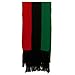 New Rasta Scarf - Green Black Red OSFM