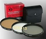 41o0OoJZXoL. SL160  Sakar 72mm 3 Piece Filter Kit Polarizer/UV/FL D Metal Rim with Leather Case, 15 Year Warranty
