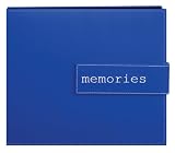 Pioneer MB-10EXPBL Memories Embroidered 12-by-12-Inch Memory Book with Magnetic Closure, Blue