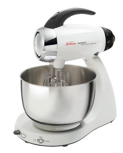 Sunbeam 2346-030 Heritage Series 12-Speed Stand Mixer, White