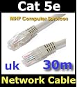 Cat5e RJ45 Ethernet LAN Network Cable UTP Lead 30M