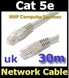 Cat5E Rj45 Ethernet Lan Network Cable Utp Lead 30M