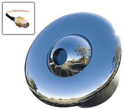 Net Media NM-MODEYE-BN Indoor Modulated EYE B&amp;W Video Camera (Nickel)