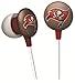iHip NFF10200TBB NFL Tampa Bay Buccaneers Mini Ear Buds, Red/Black
