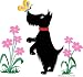 Scotty Dog Paint by Number Wall Mural