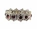 Ring - R2 - Swarovski (tm) Crystal Stretch - Size M ~ Amethyst (Dark Purple)