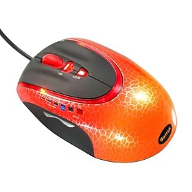 Saitek GM3200 Laser Gaming Mouse - Red ( PM27AUr )