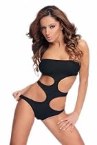 Monokini Bikini schwarz oder weiß