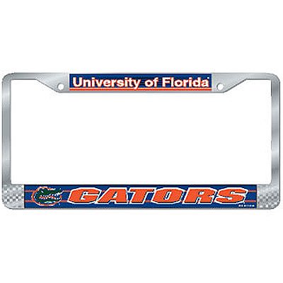Florida Gators NCAA Chrome License Plate Frame