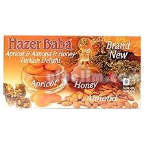 Hazerbaba Turkish Delight (Apricot, Almond and Honey) 1lb