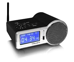 Aluratek AIRMM01F Internet Radio Alarm Clock with built-in WiFi (Black)
