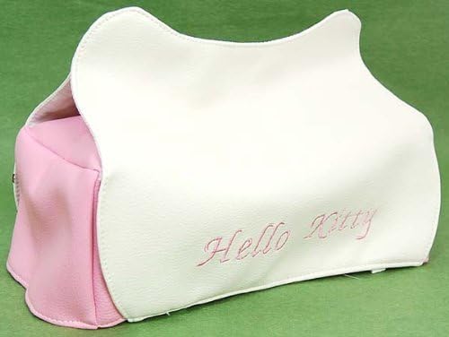 Lihua@Hello Kitty Head Shaped Tissue Box Cover White