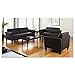 Alera ALEVA7548BK Alera Valencia Series Occasional Table, Rectangle, 47-1/4 X 20 X 16-3/8, Black