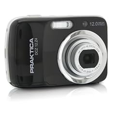 Praktica DCZ 12-Z4 Digitalkamera (12 Megapixel, 4-fach opt. Zoom, 6,9 cm (2,7 Zoll) Display) schwarz inkl. Tasche