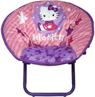 Hello Kitty Girls Sit Back Saucer Chair
