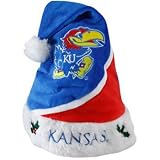 Kansas Jayhawks 2010 Colorblock Plush Swoop Santa Hat