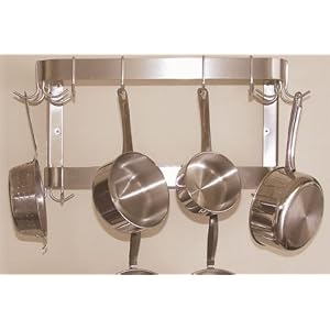 SW-72RE 72" Wall Mounted Double Bar Pot and Utensil Racks