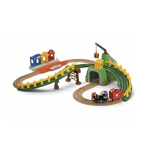 Fisher Price GeoTrax Timbertown Railway with Push Train Fisher Price GeoTrax Timbertown Railway with Push Train