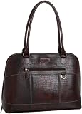 Leatherbay Brush off-Croc Laptop Bag