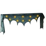 Black Lace Cobweb Mantle Scarf