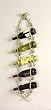 Bird Wall Mounted 5-Bottle Wine Holder