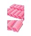 Pink Foam Sponge Hair Rollers (Large 16pc)