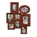 New Weathered Red Frame Collage Featuring Eight Photo Openings High Quality Modern Design Popular