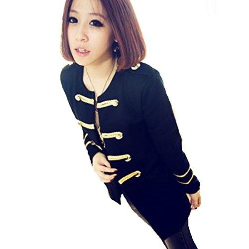 レディース ニットカーディガン ジャケット ナポレオン 暖か 可愛いスカーフ付き ST077